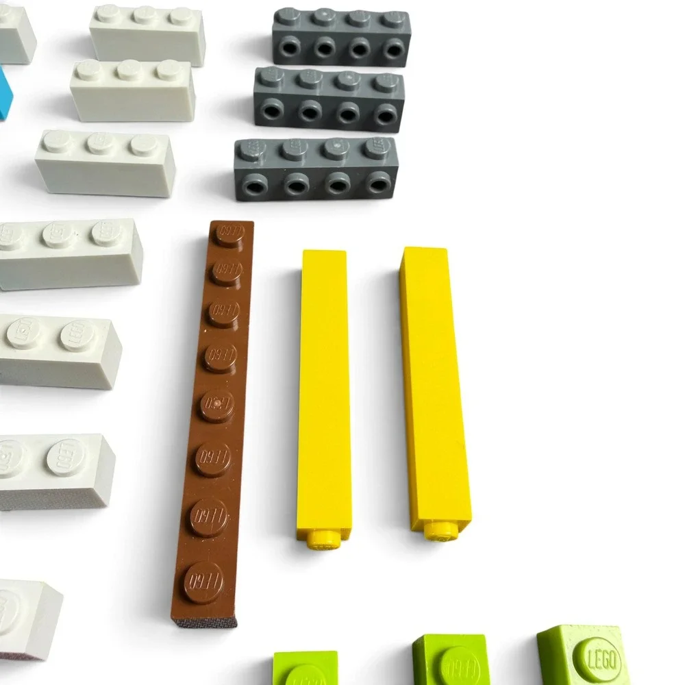 LEGO Mixed Building Bricks Bulk Lot Assorted Colors 50+ Pieces
